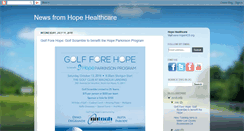 Desktop Screenshot of news.hopehcs.org